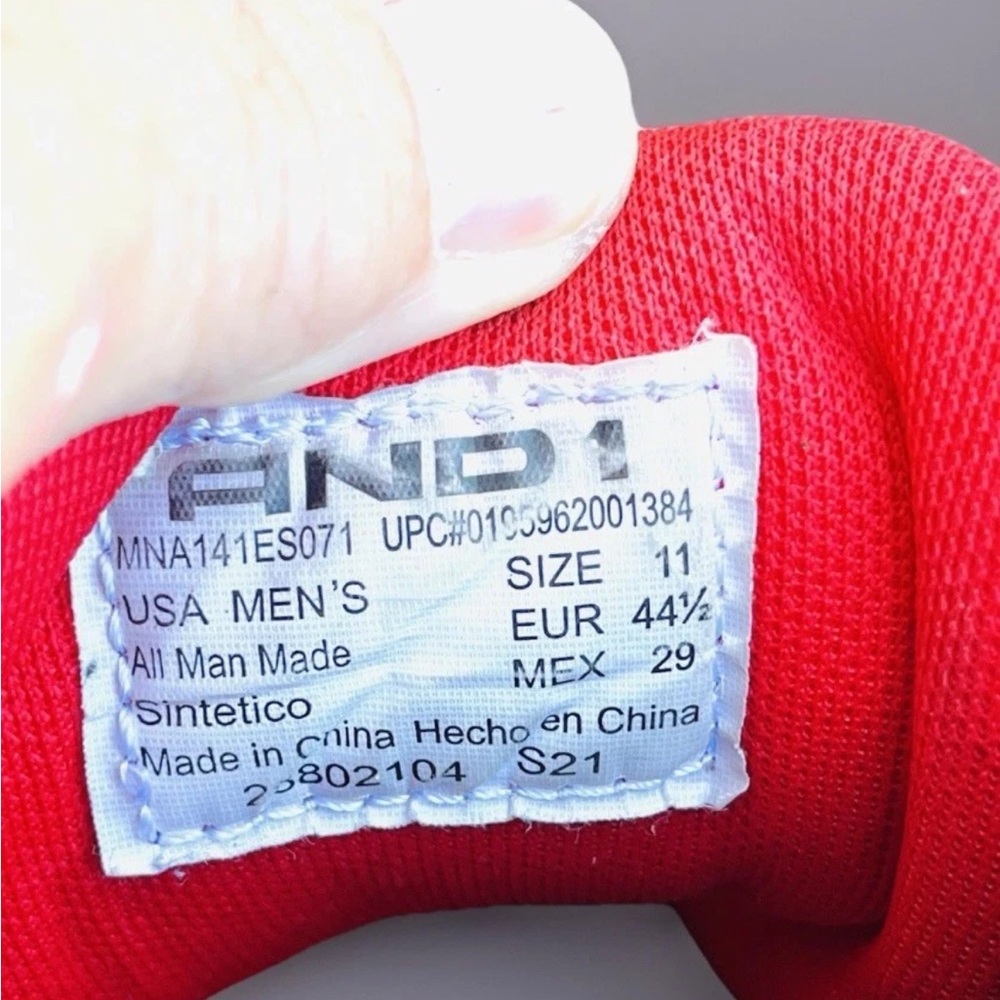 And1 Maverick Men's High Top Basketball Shoes Size 11 In EXCELLENT Condition - Picture 14 of 14